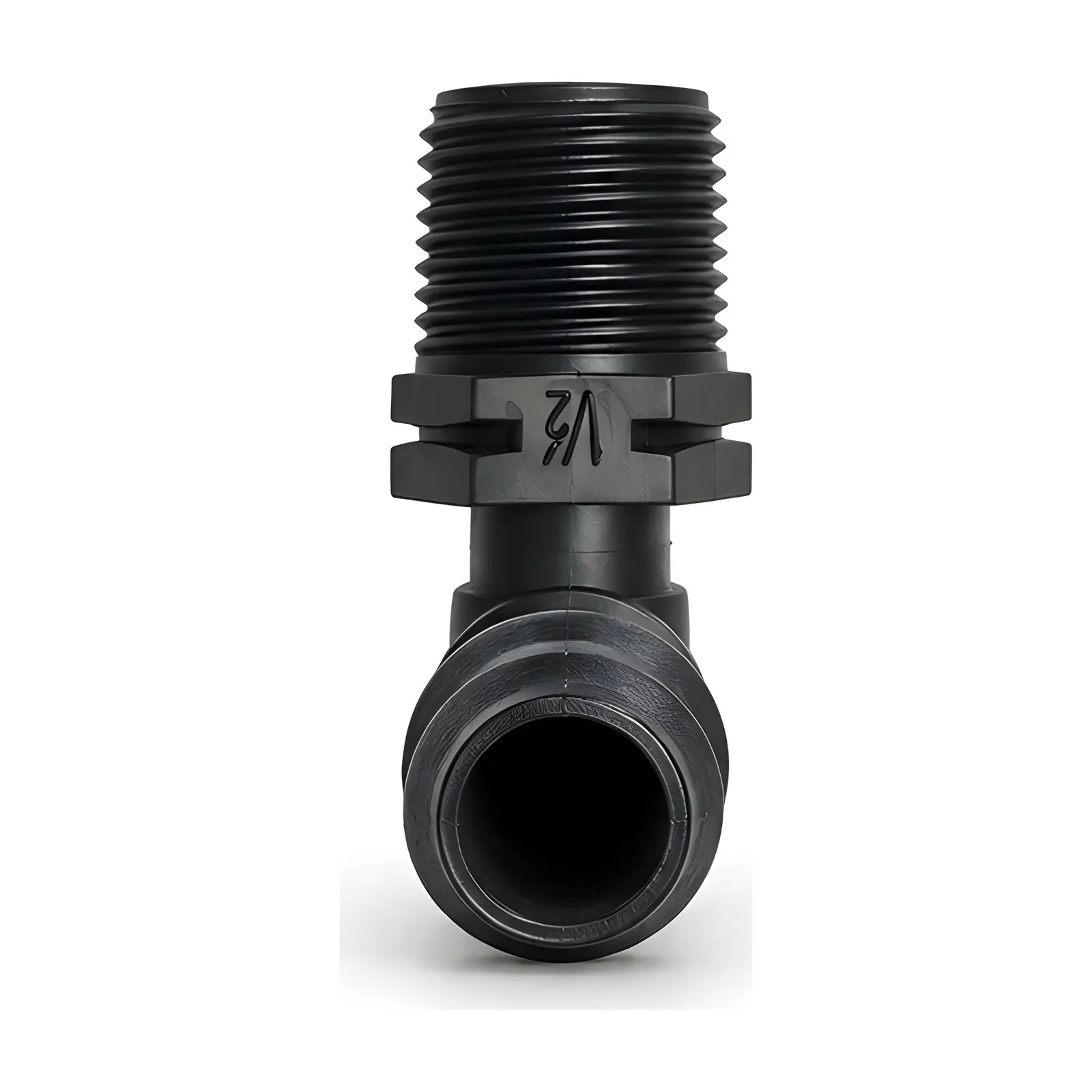 Tee Male, end view
