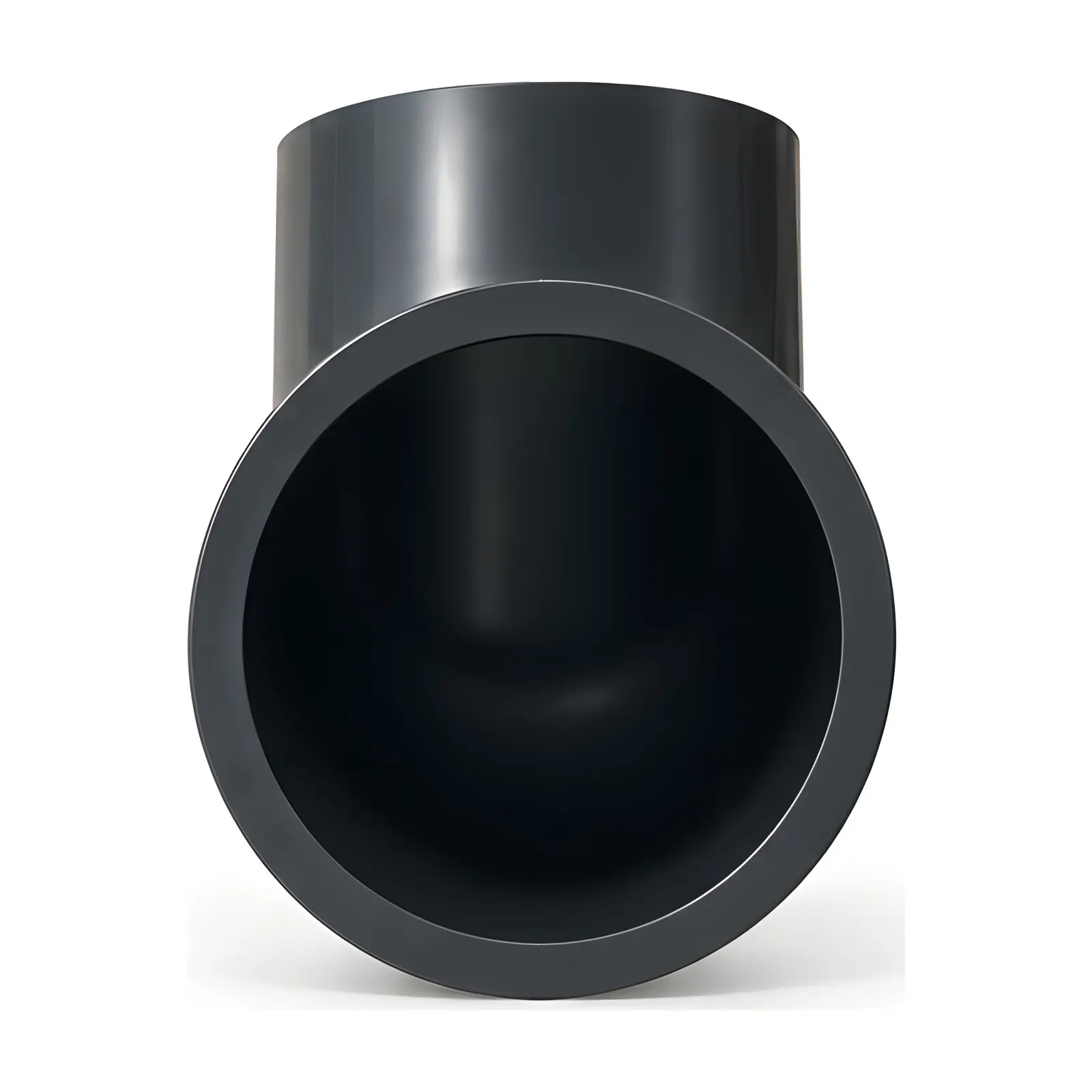Elbow PVC, end view