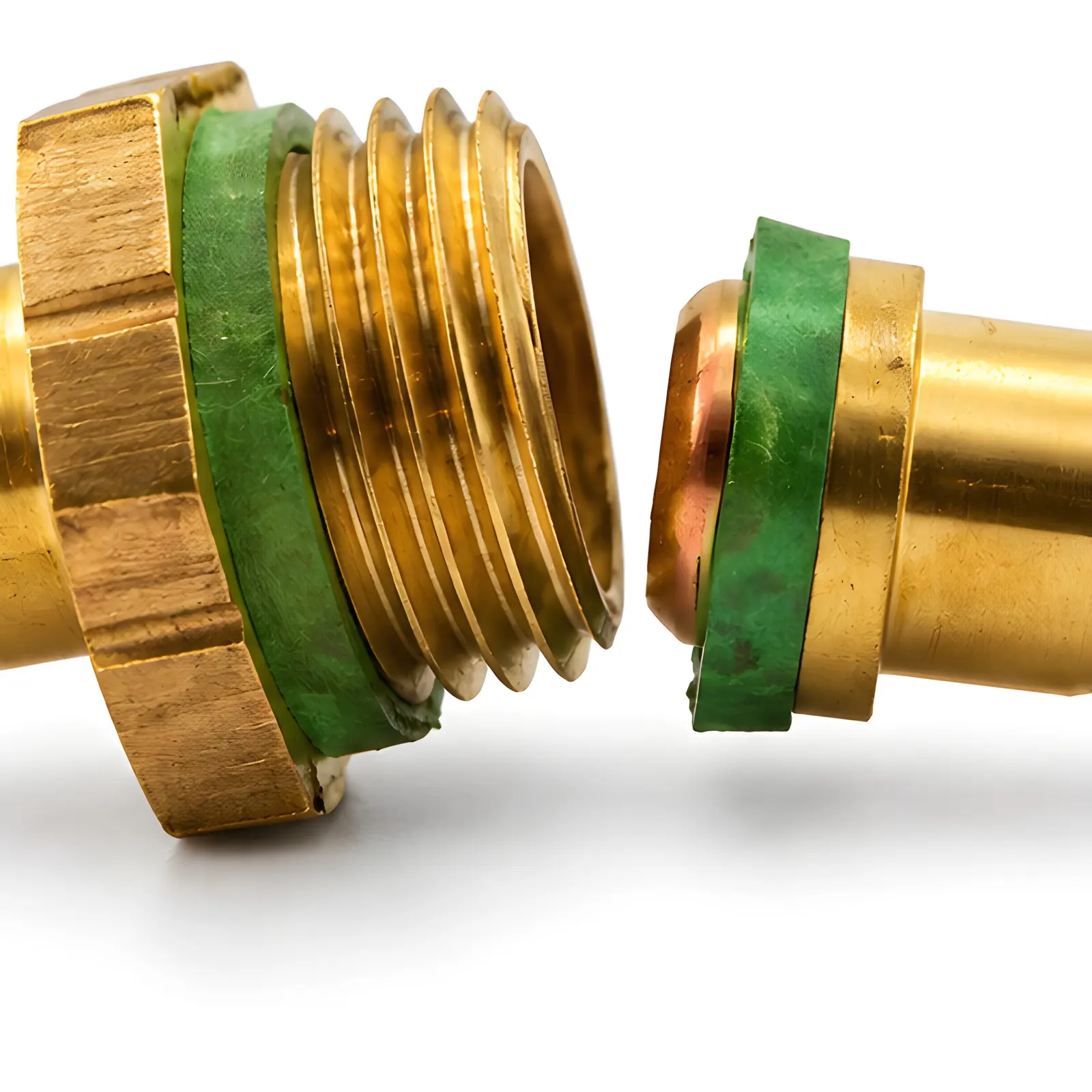 Pressure Brass Hose Joint 8.5 mm, close-up