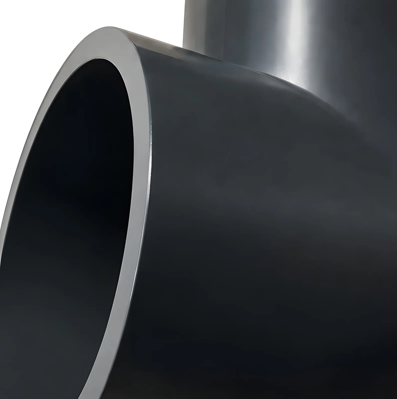 Elbow PVC, close-up