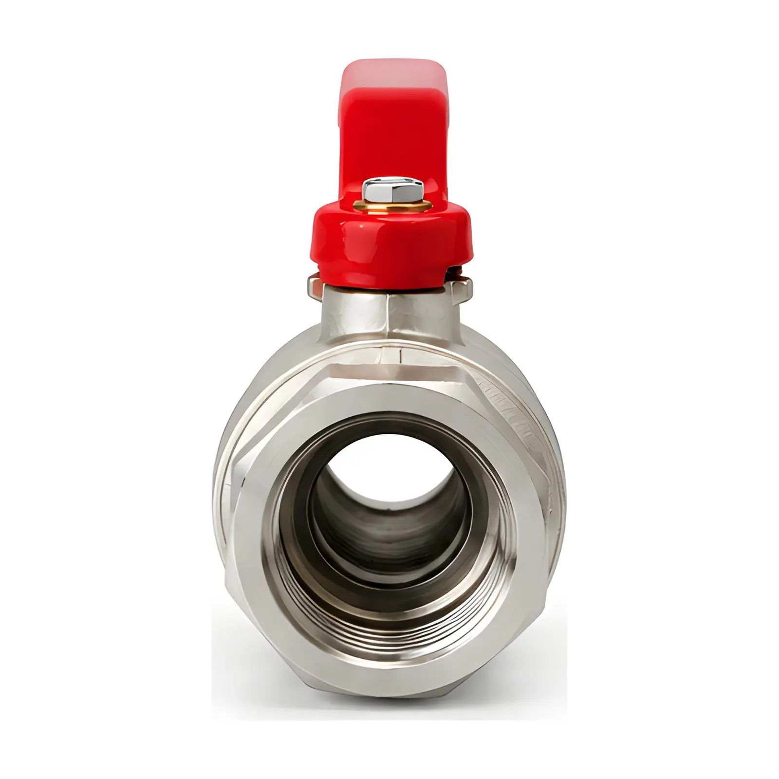 Ball Valve Steel Bossini Italy, end view
