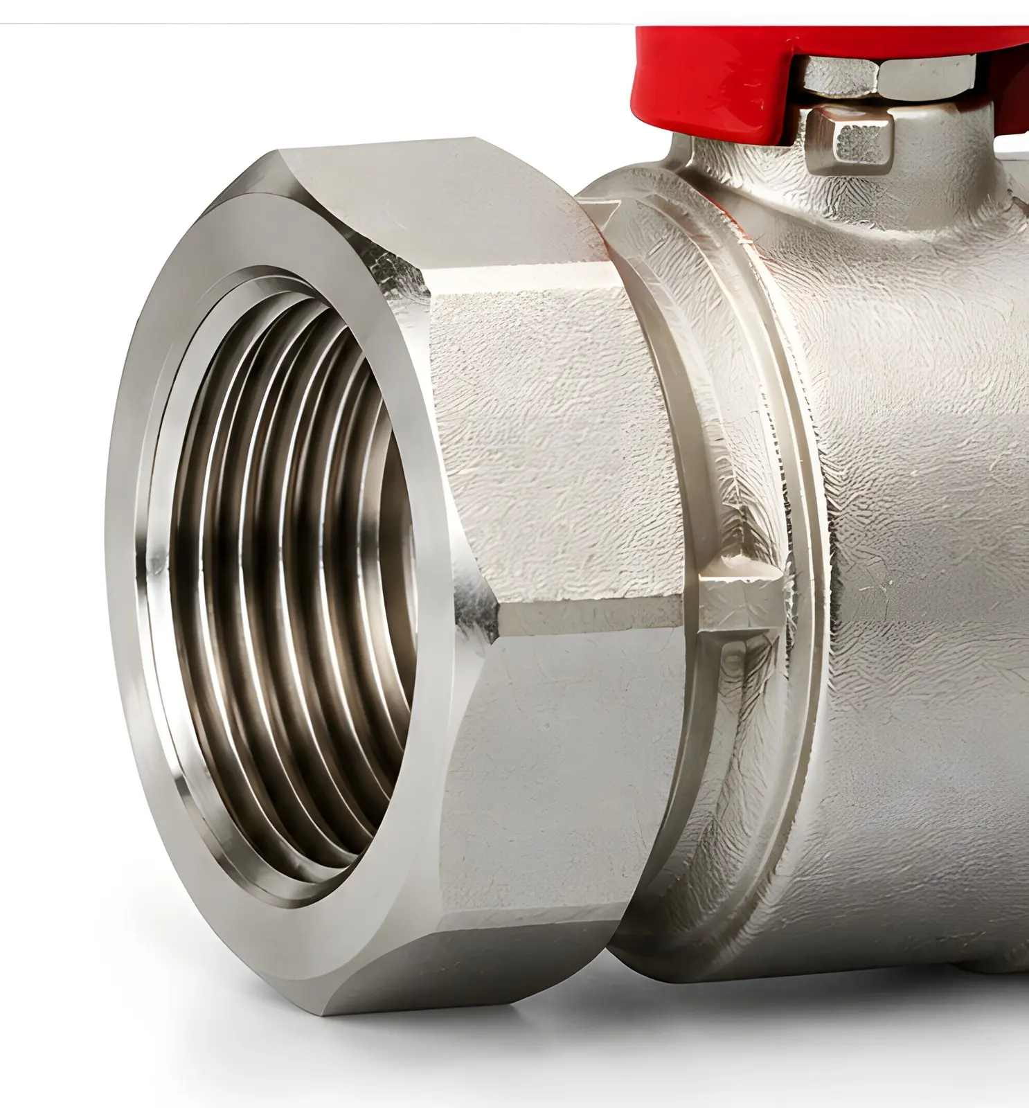 Ball Valve Steel Bossini Italy, close-up